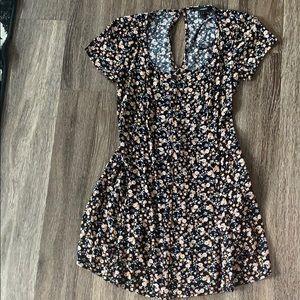 Floral mini summer dress